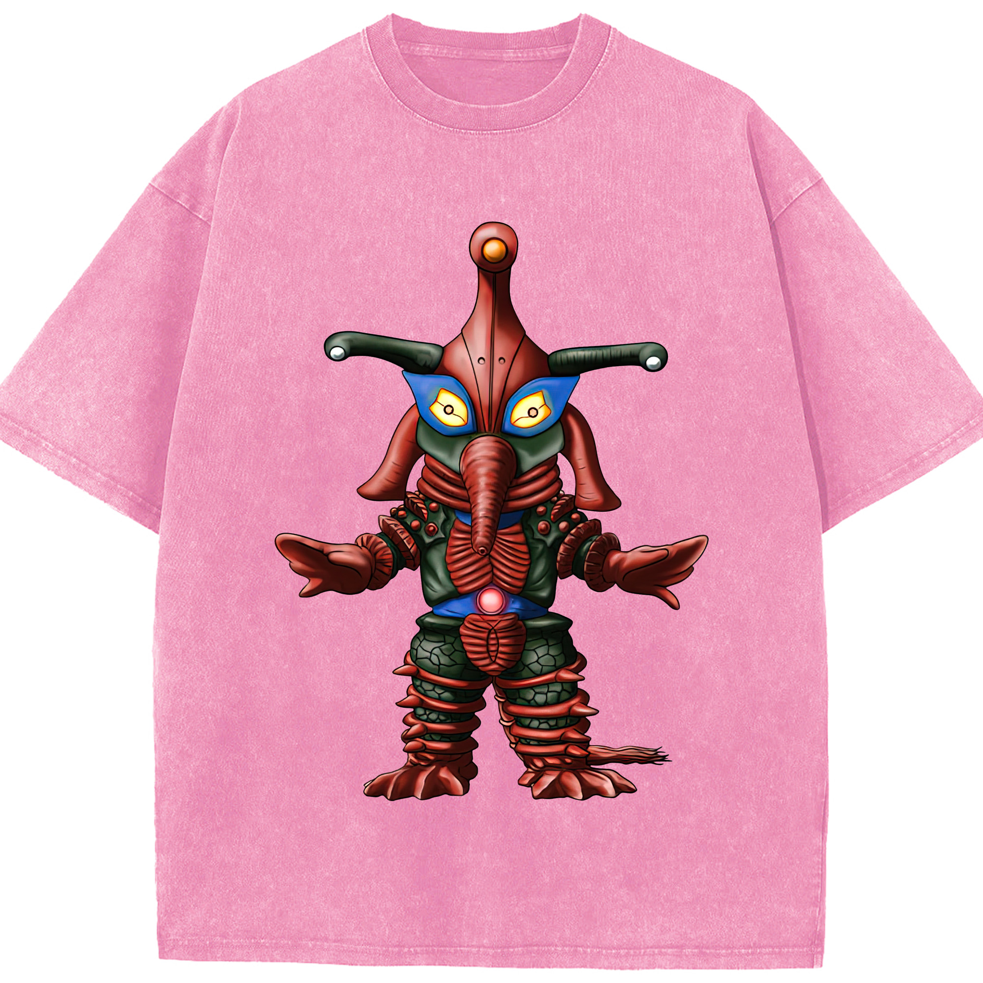 （画像用） ウルトラマン Ultraman 綿100% ヴィンテージ風 半袖Tシャツ（フロントプリント）